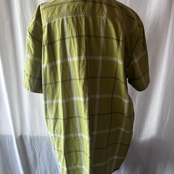 Carhartt Green Plaid Button Down Shirt - Picture 2 of 6